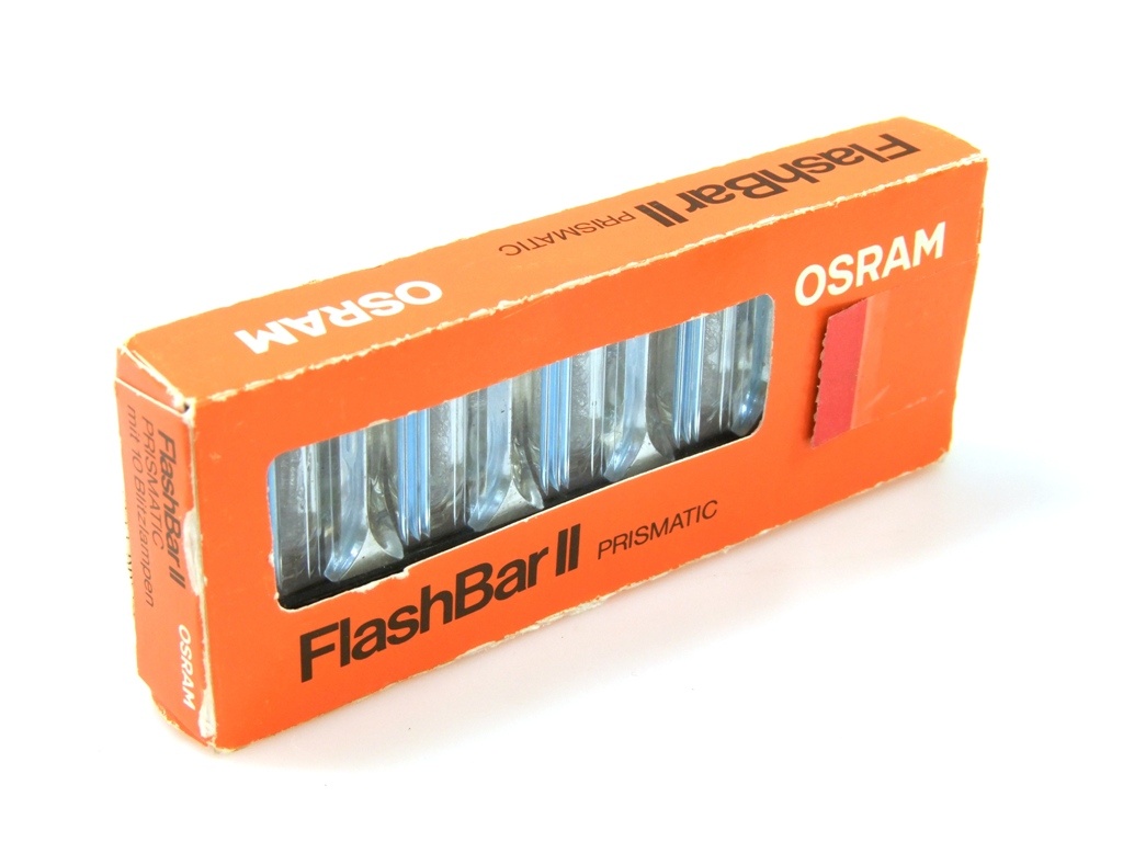 Osram Blitzlampen Flipflash Prismatic II (Industrie- und Filmmuseum Wolfen CC BY-NC-SA)