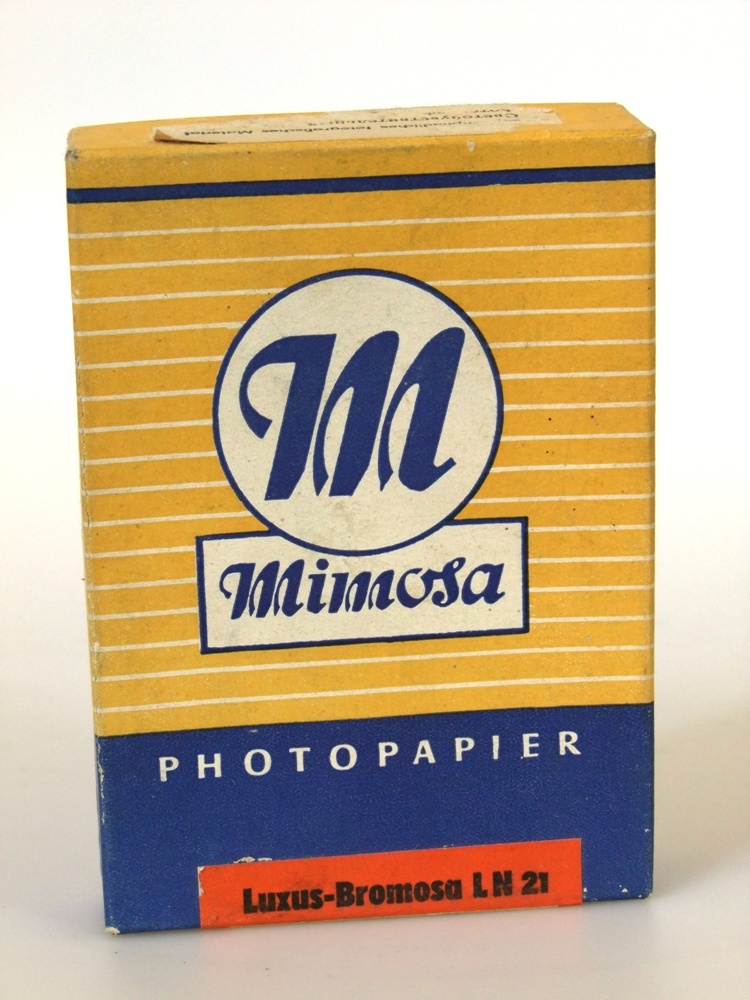 s/w Fotopapier Mimosa (Industrie- und Filmmuseum Wolfen CC BY-NC-SA)