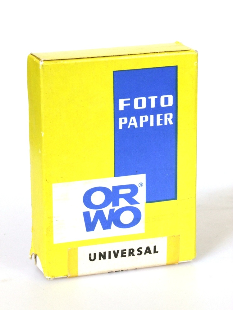 s/w Fotopapier ORWO (Industrie- und Filmmuseum Wolfen CC BY-NC-SA)