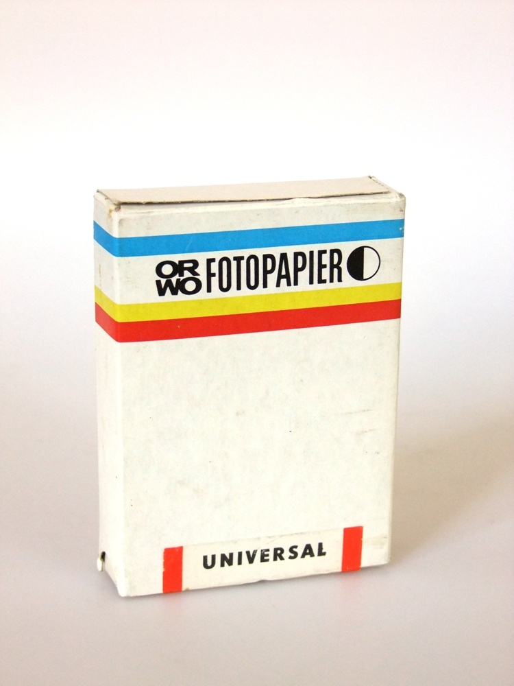 s/w Fotopapier ORWO BN 1 (Industrie- und Filmmuseum Wolfen CC BY-NC-SA)