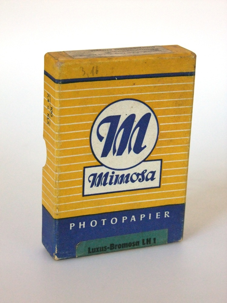 s/w Fotopapier Mimosa LH 1 (Industrie- und Filmmuseum Wolfen CC BY-NC-SA)