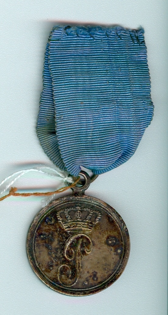 Militär-Verdienstmedaille oder Kriegsdenkmünze für den Feldzug 1815, Oldenburg (Museum Weißenfels - Schloss Neu-Augustusburg CC BY-NC-SA)