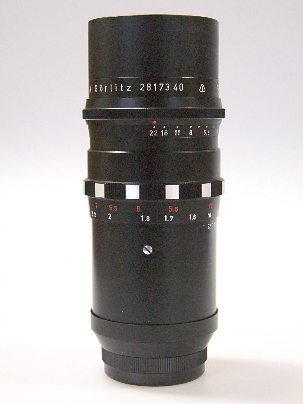 Fotoobjektiv &quot;Meyer-Optik Primotar 3,5/135&quot; (Industrie- und Filmmuseum Wolfen CC BY-NC-SA)