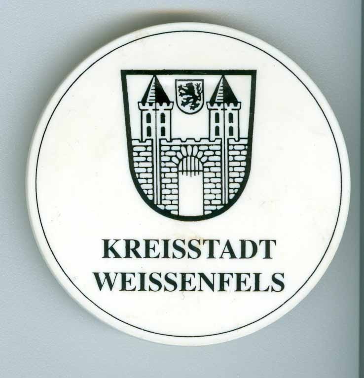 Sympatieabzeichen Kreisstadt Weißenfels (Museum Weißenfels - Schloss Neu-Augustusburg CC BY-NC-SA)