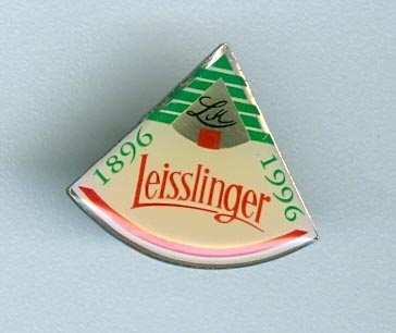 Werbeabzeichen der Leisslinger Mineralbrunnen GmbH, Leißling (Museum Weißenfels - Schloss Neu-Augustusburg CC BY-NC-SA)