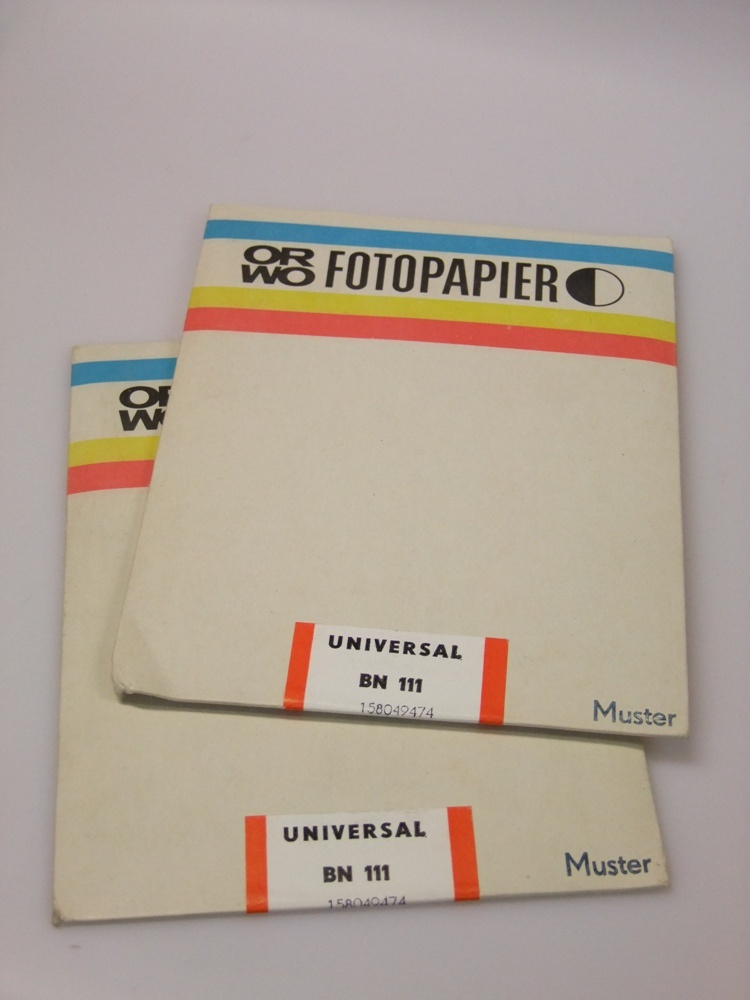 s/w Fotopapier ORWO Universal BEH 111 (Industrie- und Filmmuseum Wolfen CC BY-NC-SA)