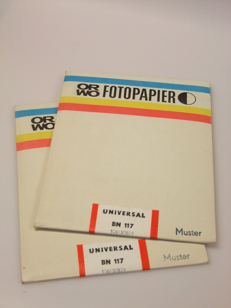 s/w Fotopapier ORWO Universal BN 117 (Industrie- und Filmmuseum Wolfen CC BY-NC-SA)