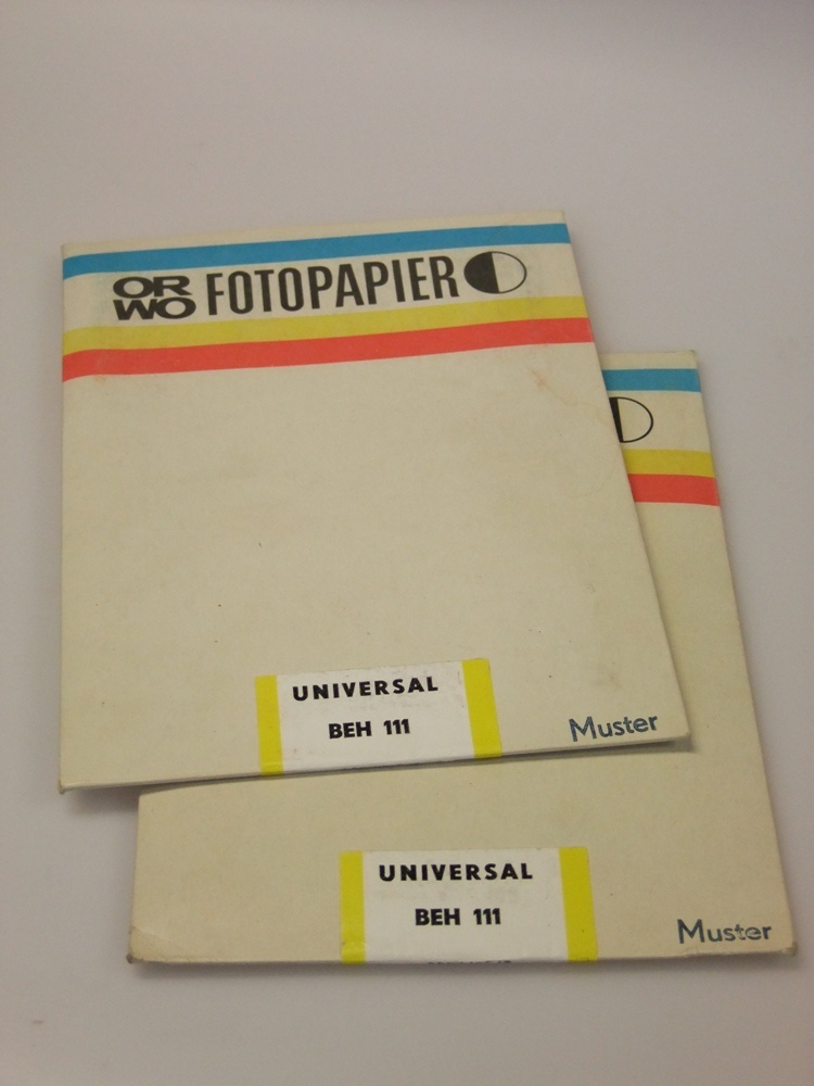 s/w Fotopapier ORWO Universal BN 111 (Industrie- und Filmmuseum Wolfen CC BY-NC-SA)