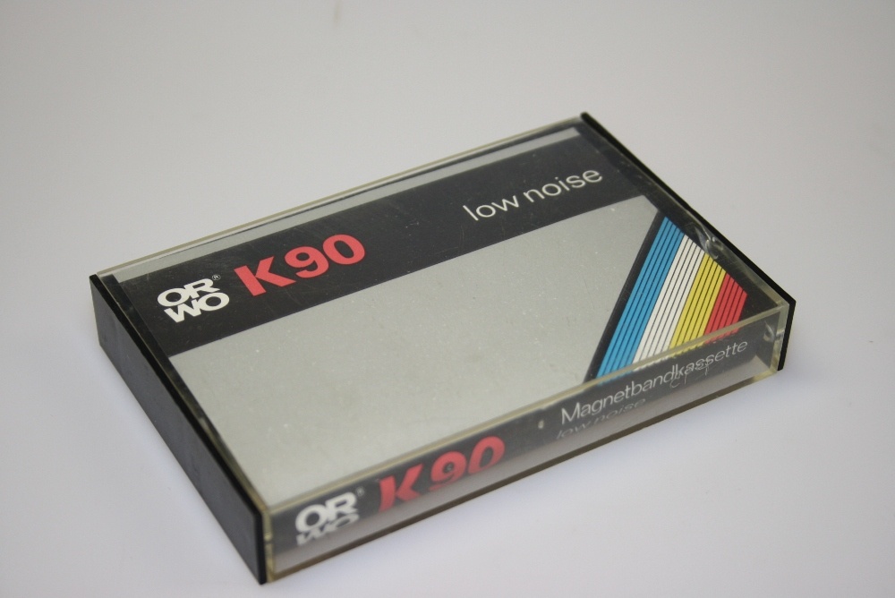 Kassette ORWO K 90 low noise (Industrie- und Filmmuseum Wolfen CC BY-NC-SA)