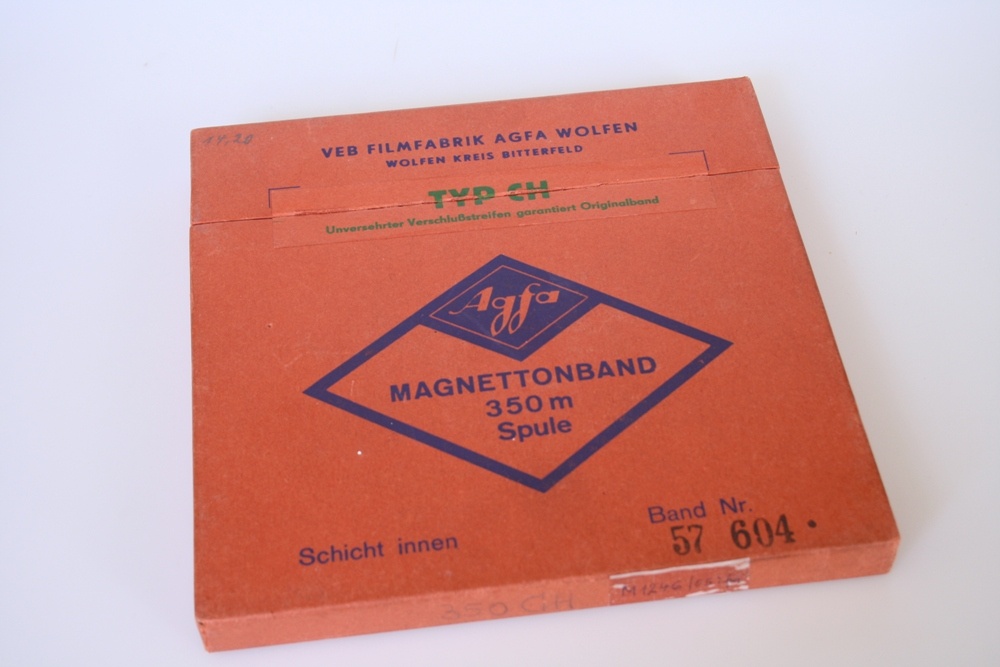 Agfa Magenttonband Typ CH 350m (Industrie- und Filmmuseum Wolfen CC BY-NC-SA)