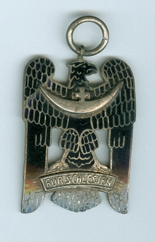 tt936 Brosche Schlesien Adler auf Bär 21mm 