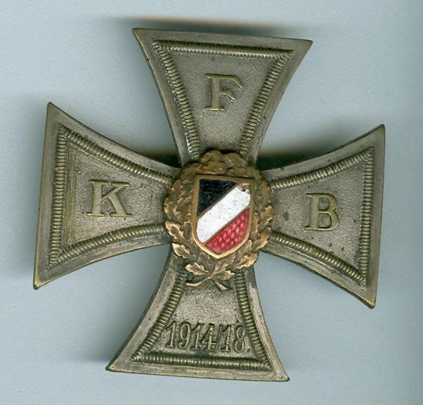 Frontkreuz des Frontkriegerbund, 1. Hälfte 20. Jahrhundert (Museum Weißenfels - Schloss Neu-Augustusburg CC BY-NC-SA)