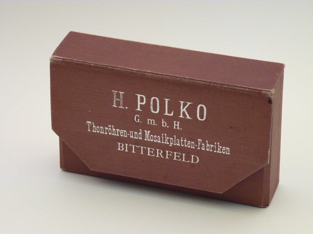 Verpackung von Werbemustern der Fa. H. Polko Bitterfeld (Kreismuseum Bitterfeld CC BY-NC-SA)