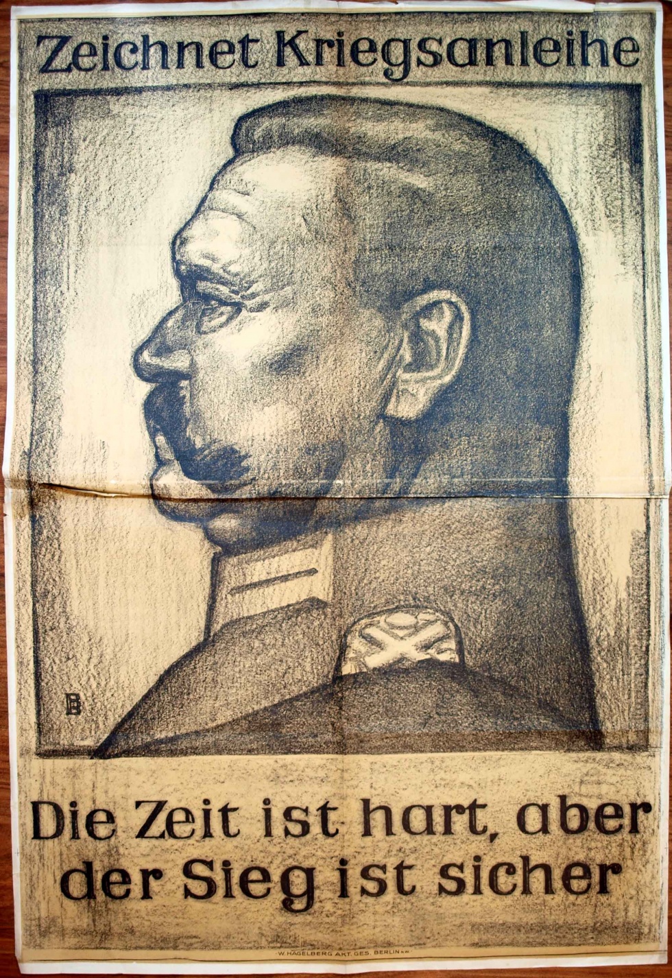 Plakat/ Kriegsanleihe &quot;Zeichnet Kriegsanleihe...&quot;, 1. Weltkrieg 1914- 1918 (Museum Weißenfels - Schloss Neu-Augustusburg CC BY-NC-SA)