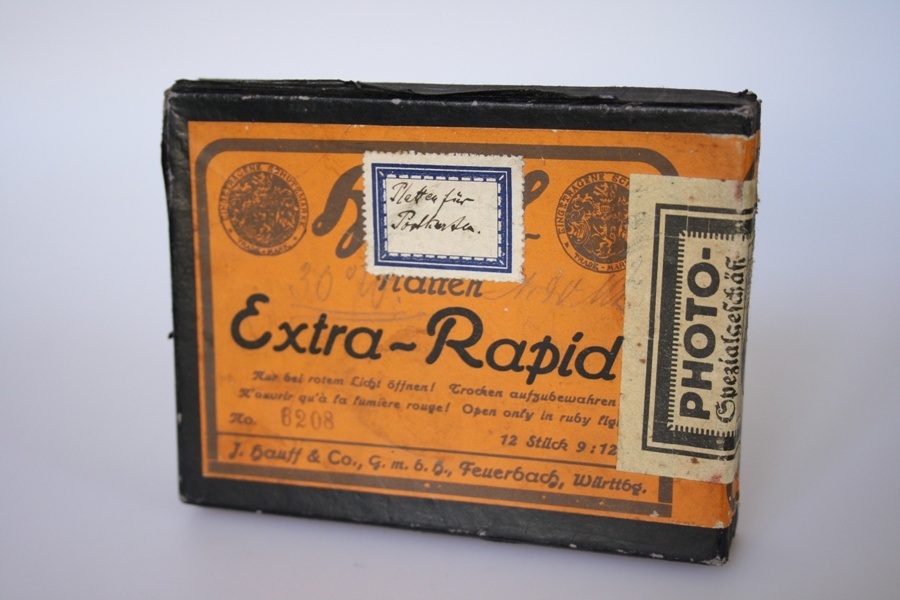 Hauff Extra-Rapid Platten (Industrie- und Filmmuseum Wolfen CC BY-NC-SA)