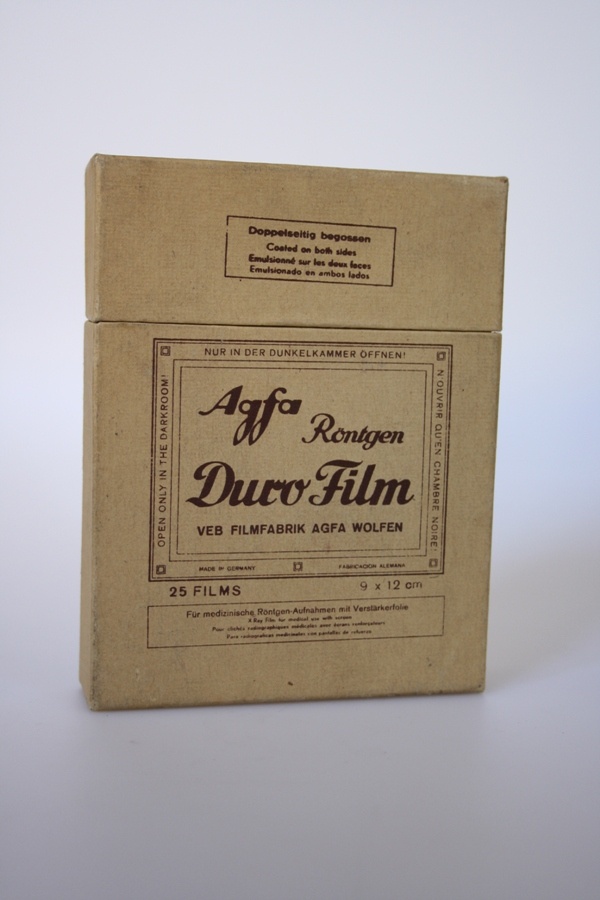 Agfa Röntgen Duro Film (Industrie- und Filmmuseum Wolfen CC BY-NC-SA)