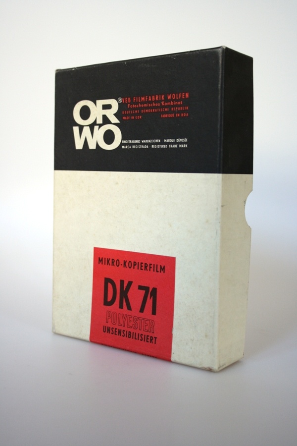 ORWO Mikrokopierfilm DK 71 (Industrie- und Filmmuseum Wolfen CC BY-NC-SA)