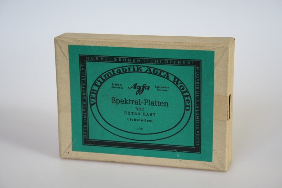 Agfa Spektral Platten (Industrie- und Filmmuseum Wolfen CC BY-NC-SA)