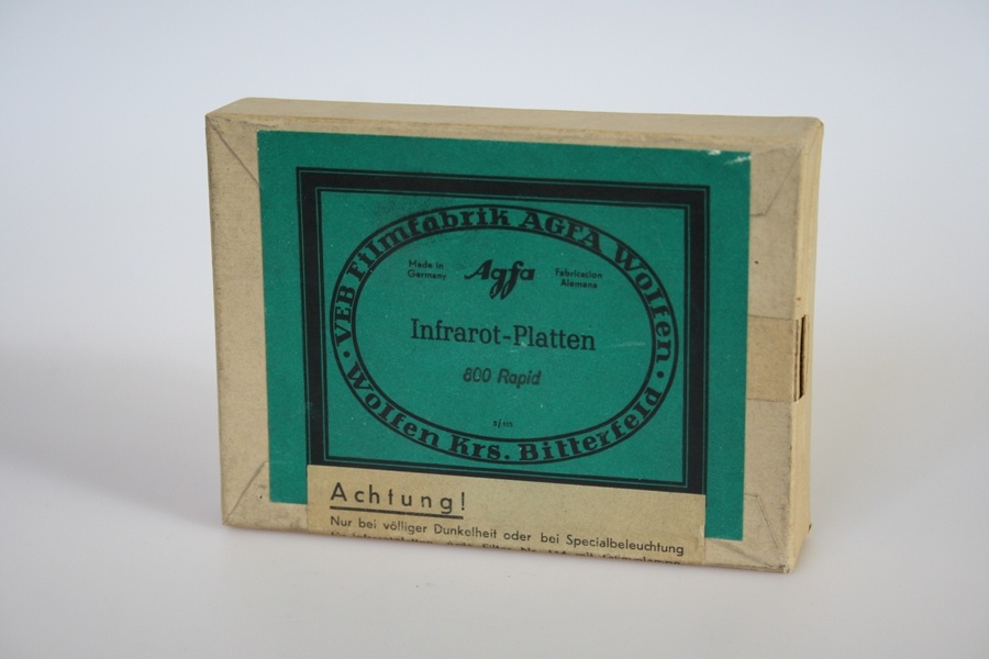 Agfa Infrarot-Platten (Industrie- und Filmmuseum Wolfen CC BY-NC-SA)