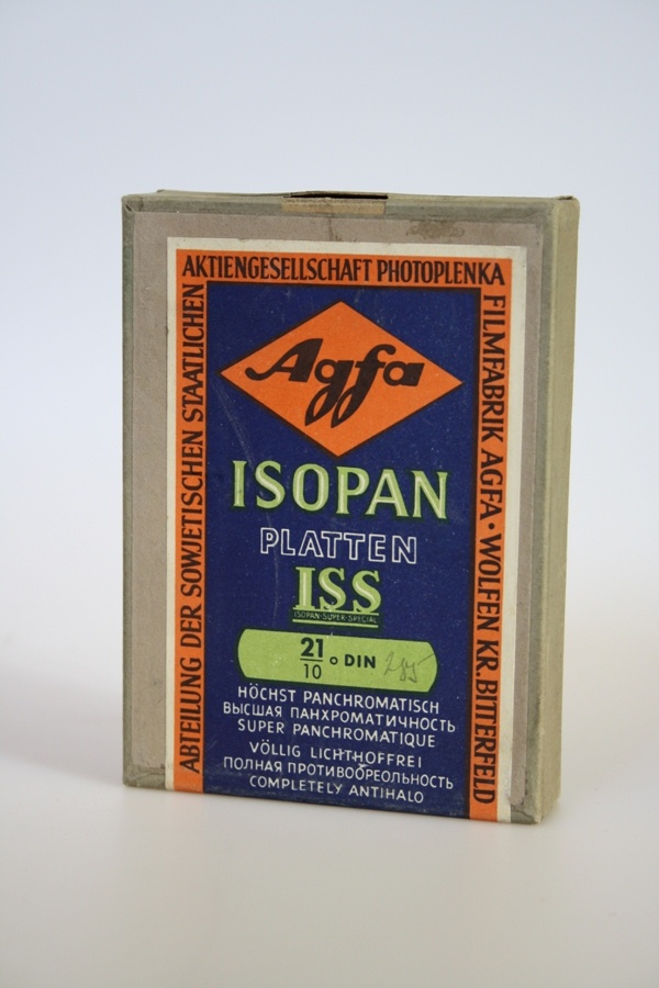Agfa Isopan Platten ISS (Industrie- und Filmmuseum Wolfen CC BY-NC-SA)
