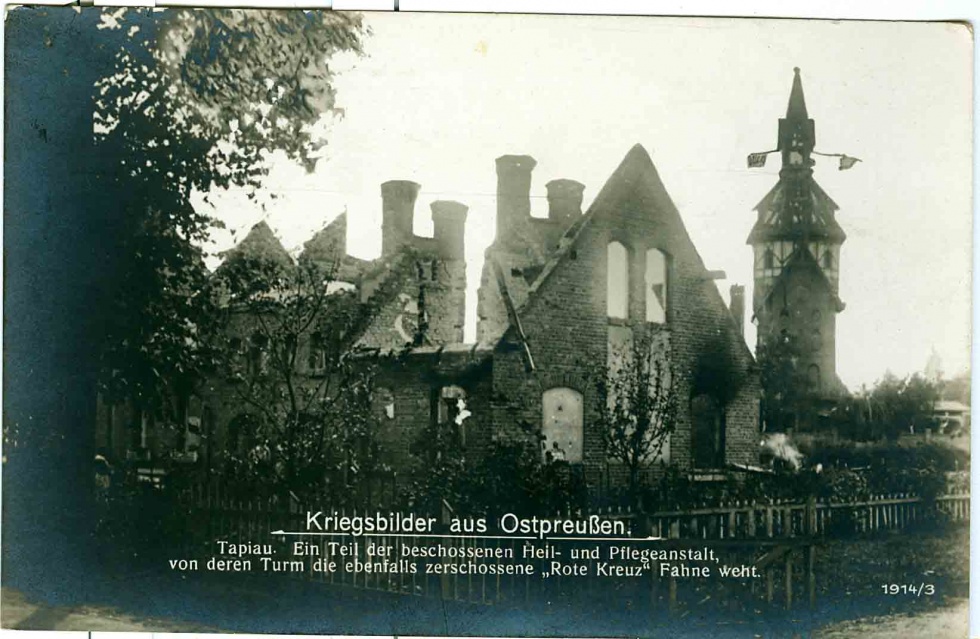 Postkarte &quot;Kriegsbilder aus Ostpreußen&quot; (Museum Weißenfels - Schloss Neu-Augustusburg CC BY-NC-SA)