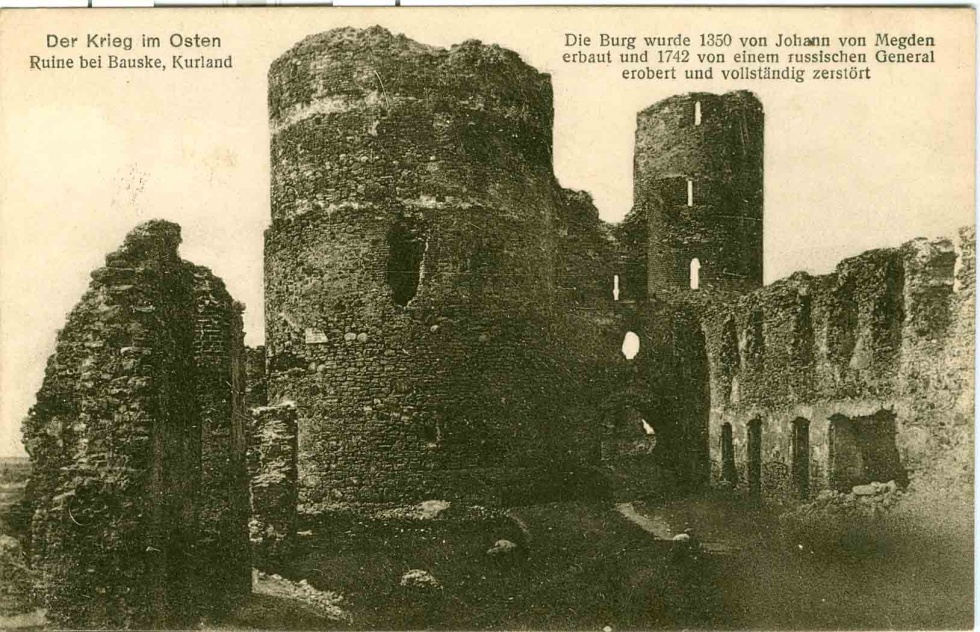 Postkarte &quot;Ruine einer Burg&quot; (Museum Weißenfels - Schloss Neu-Augustusburg CC BY-NC-SA)