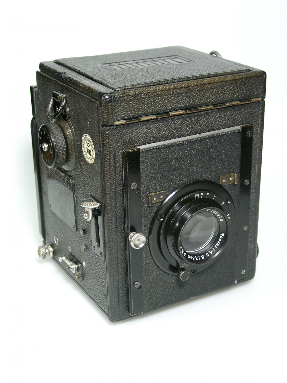 Plattenkamera &quot;Mentor Reflex 9 x 9&quot; (Industrie- und Filmmuseum Wolfen CC BY-NC-SA)