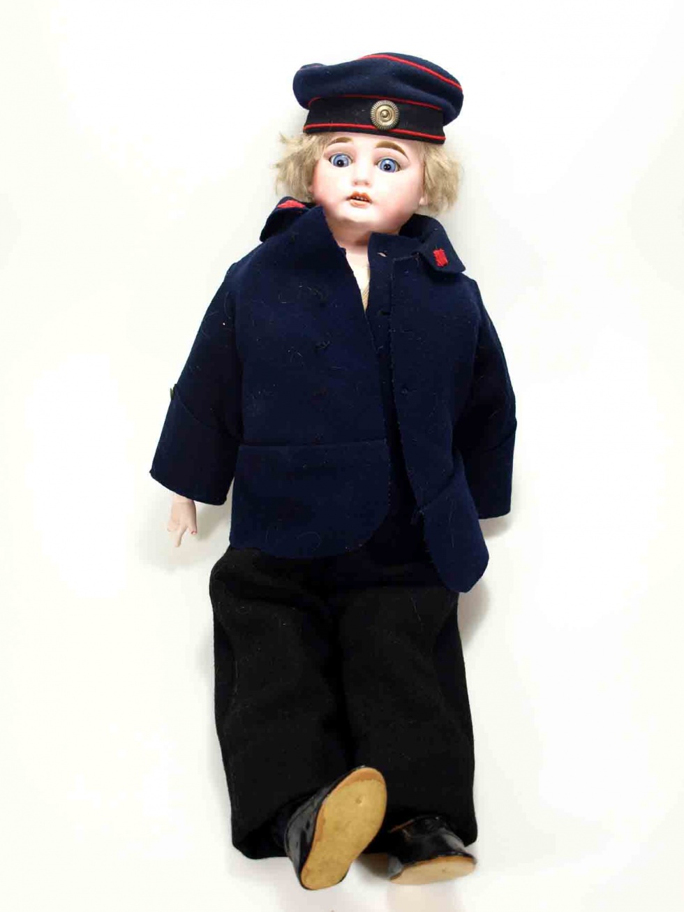 Biskuitporzellan-Brustkopf- Puppe (Junge), Armand Marseille, Porzellanfabrik Köppelsdorf 1895-!899 (Museum Weißenfels - Schloss Neu-Augustusburg CC BY-NC-SA)