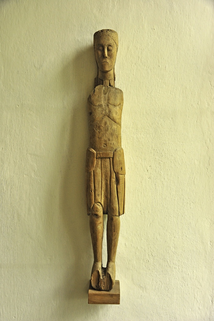 Romanisches Kruzifix (Museum Schloss Moritzburg Zeitz CC BY-NC-SA)