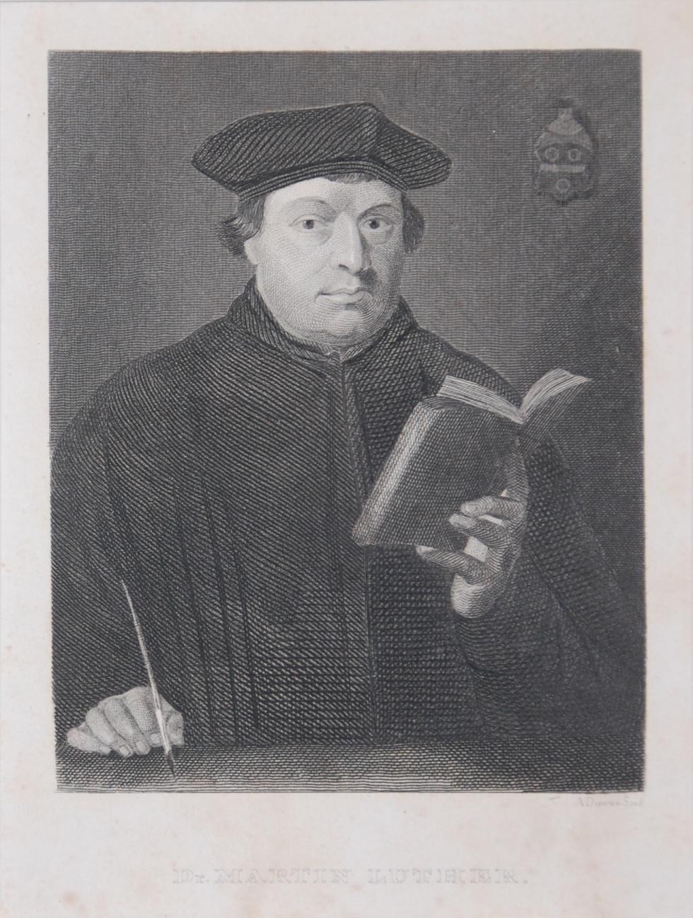 Porträt Dr. Martin Luther (Museum Schloss Moritzburg Zeitz CC BY-NC-SA)