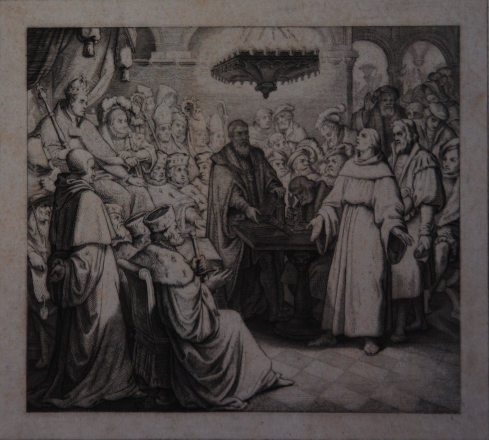 Luther vor Kaiser und Reich. 1521. (Museum Schloss Moritzburg Zeitz CC BY-NC-SA)