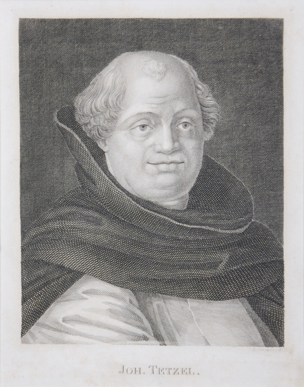 Porträt Johann Tetzel (Museum Schloss Moritzburg Zeitz CC BY-NC-SA)