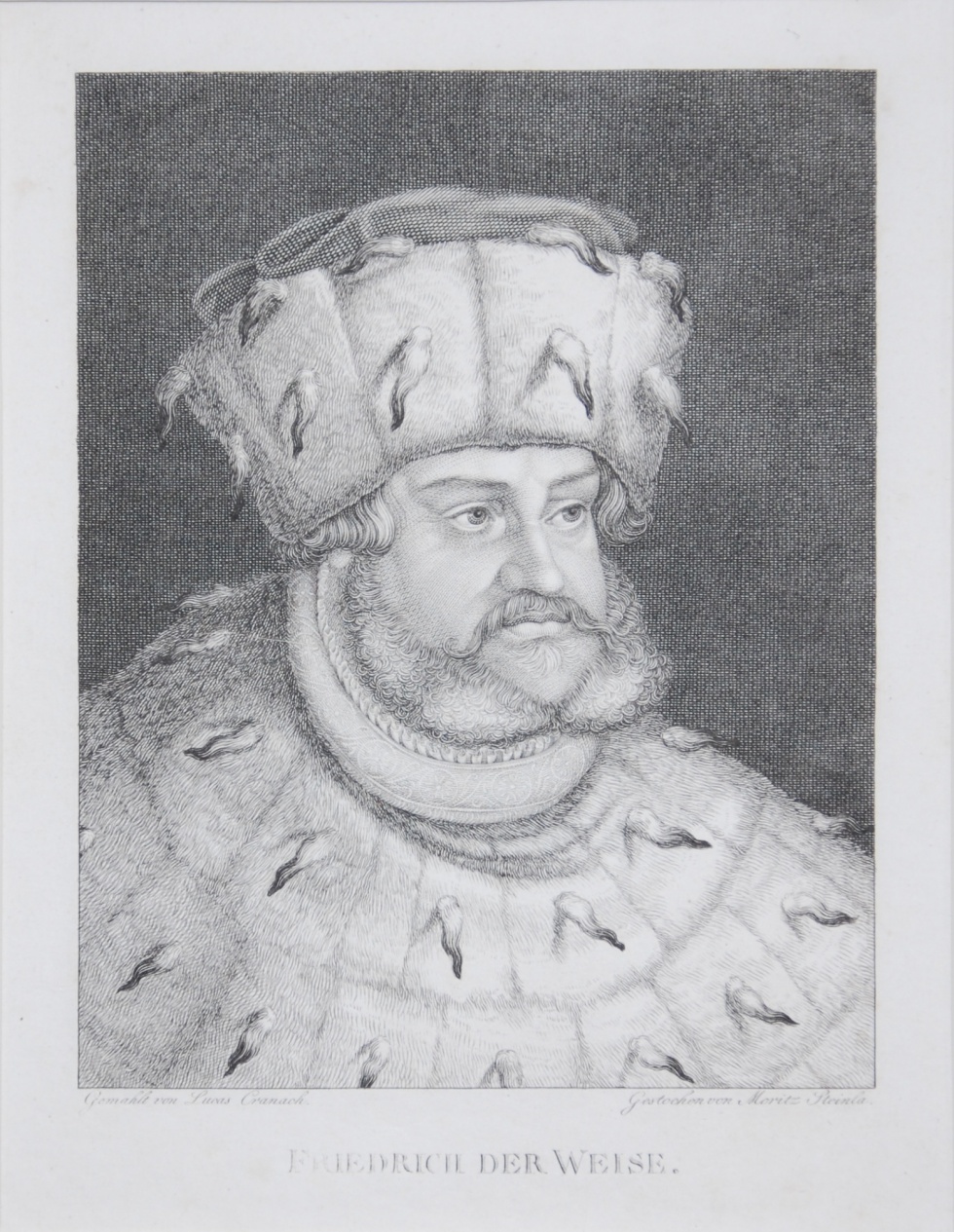 Porträt Friedrich der Weise (Museum Schloss Moritzburg Zeitz CC BY-NC-SA)