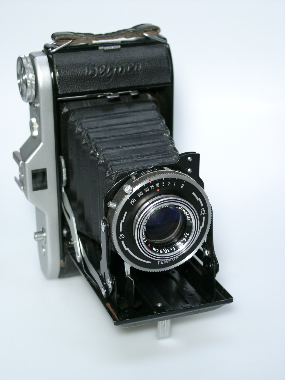 Rollfilmkamera &quot;Belfoca II&quot; (Industrie- und Filmmuseum Wolfen CC BY-NC-SA)