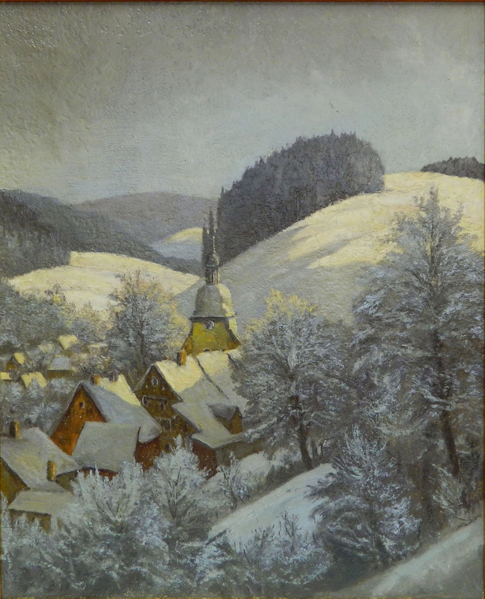 Altenau im Winter (Harzmuseum Wernigerode CC BY-NC-SA)