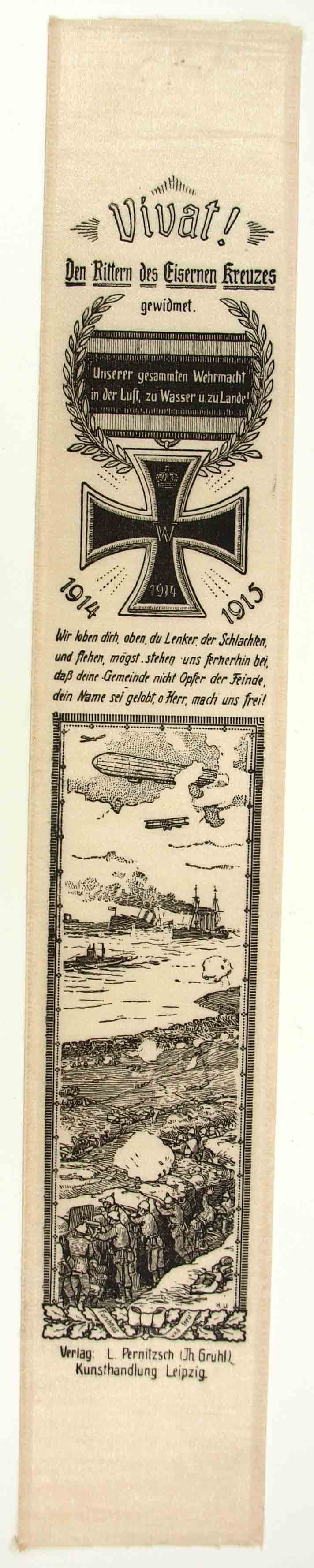 &quot;Vivat! Den Rittern des Eisernen Kreuzes&quot;, 1.Weltkrieg 1914/1915 (Museum Weißenfels - Schloss Neu-Augustusburg CC BY-NC-SA)