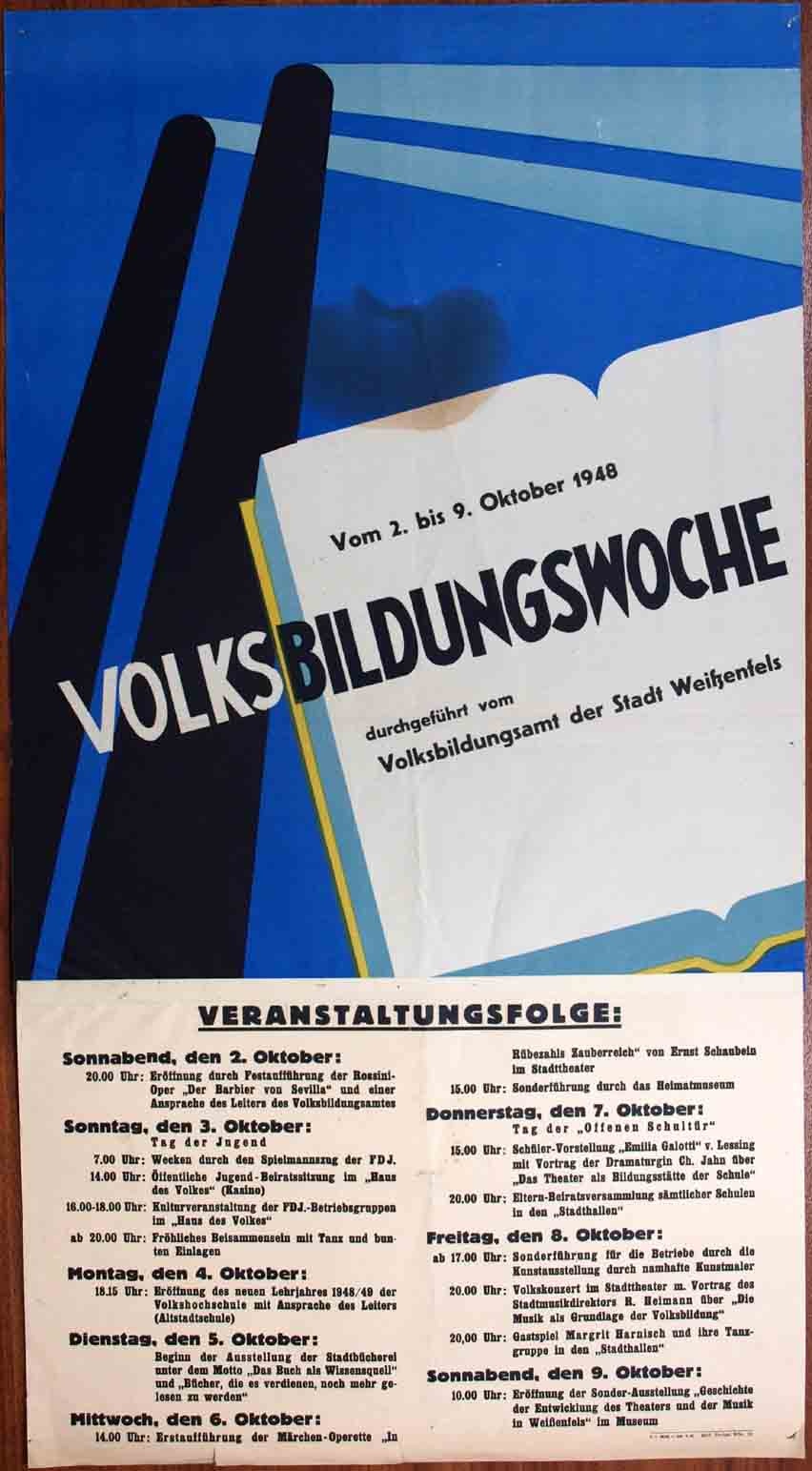 Plakat/Bildung (Museum Weißenfels - Schloss Neu-Augustusburg CC BY-NC-SA)
