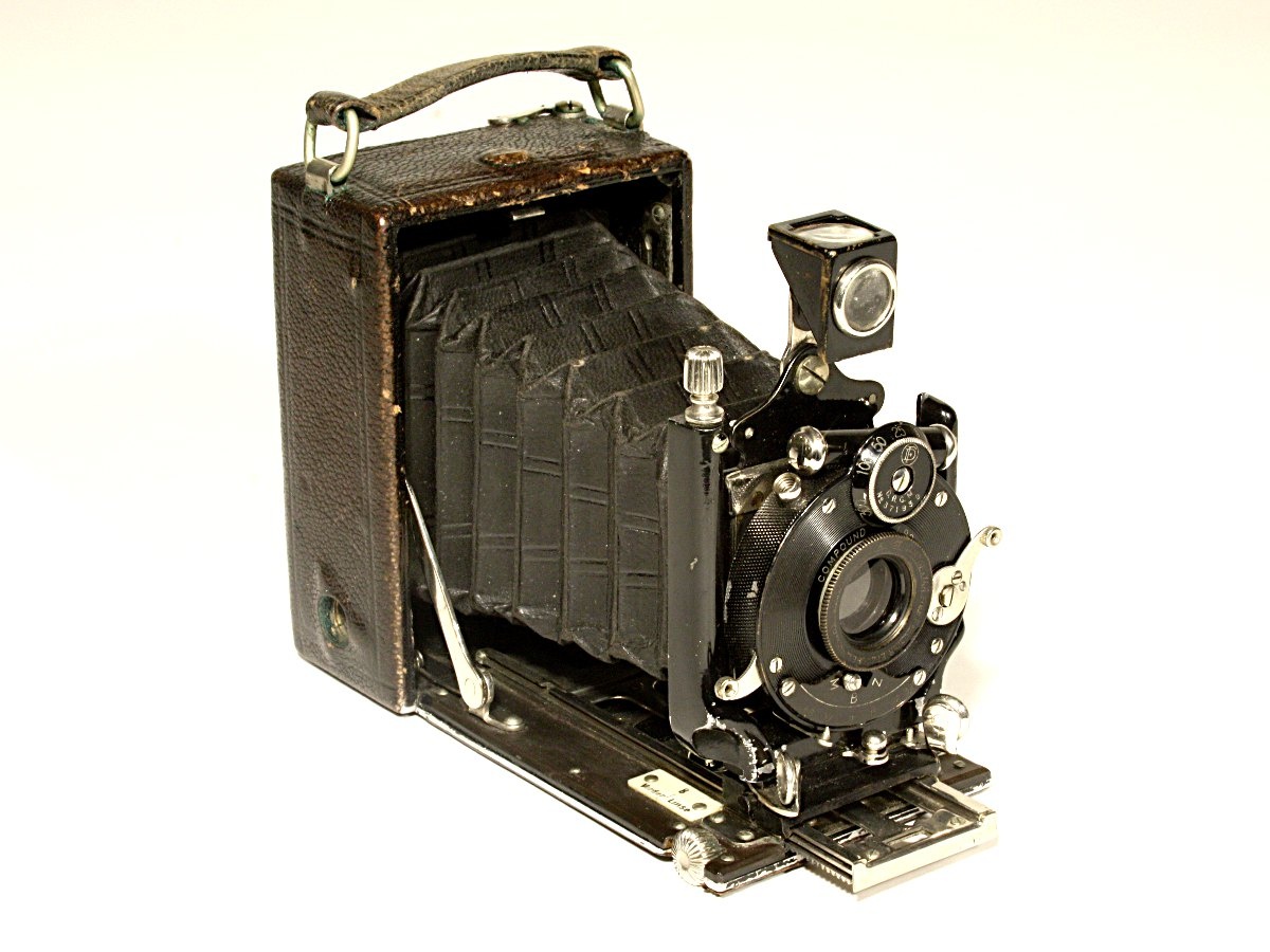Plattenkamera &quot;Miniatur-Clack I&quot; (Industrie- und Filmmuseum Wolfen CC BY-NC-SA)