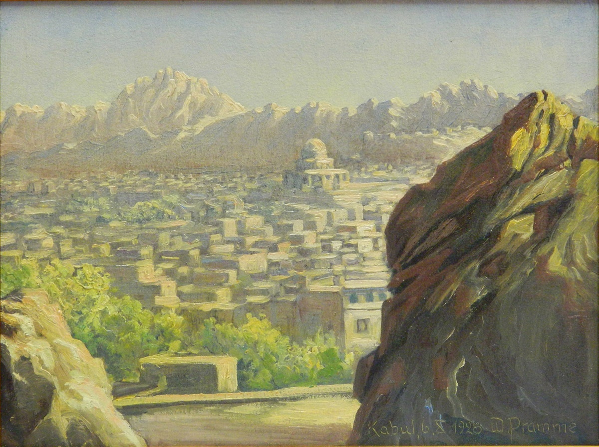 Panorama mit Timorgrab Kabul 6.X.1928 (Harzmuseum Wernigerode CC BY-NC-SA)
