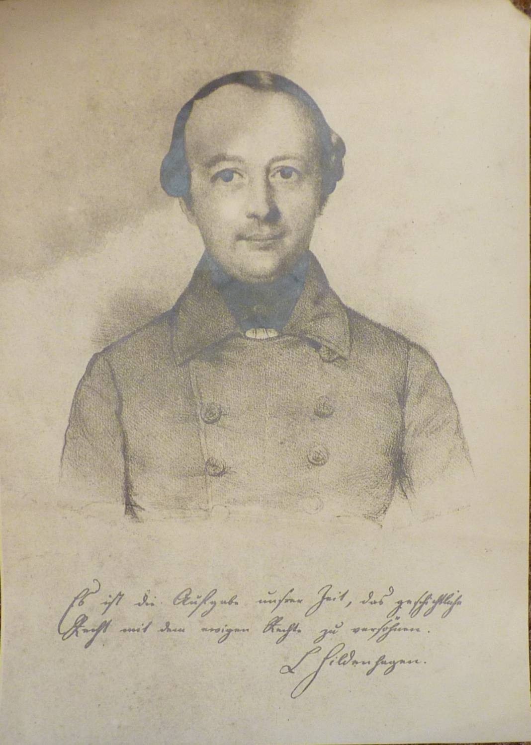 Porträt des Ludwig Hildenhagen (Kreismuseum Bitterfeld CC BY-NC-SA)