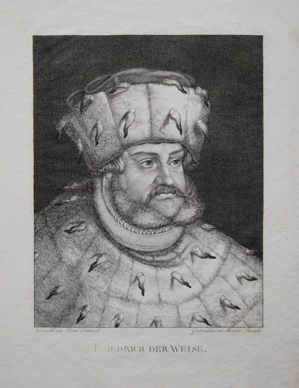 Porträt Friedrich der Weise (Museum Schloss Moritzburg Zeitz CC BY-NC-SA)
