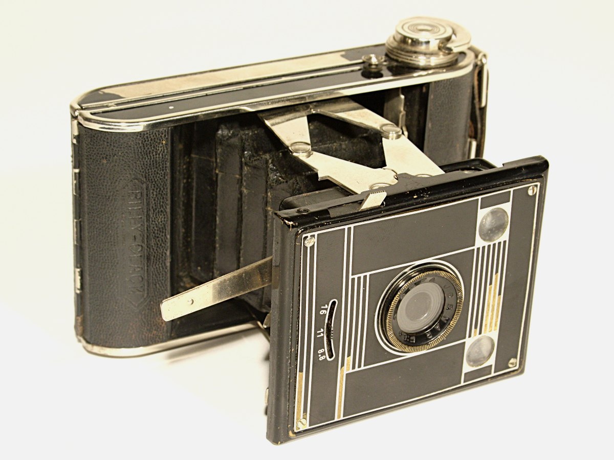 Rollfilmkamera &quot;Agfa Billy Clack Nr. 51&quot; (Industrie- und Filmmuseum Wolfen CC BY-NC-SA)
