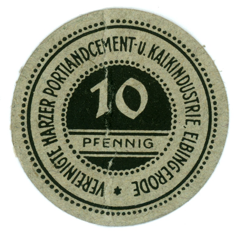 Kleingeldschein Elbingerode (10 Pfennig) (Kulturstiftung Sachsen-Anhalt CC BY-NC-SA)