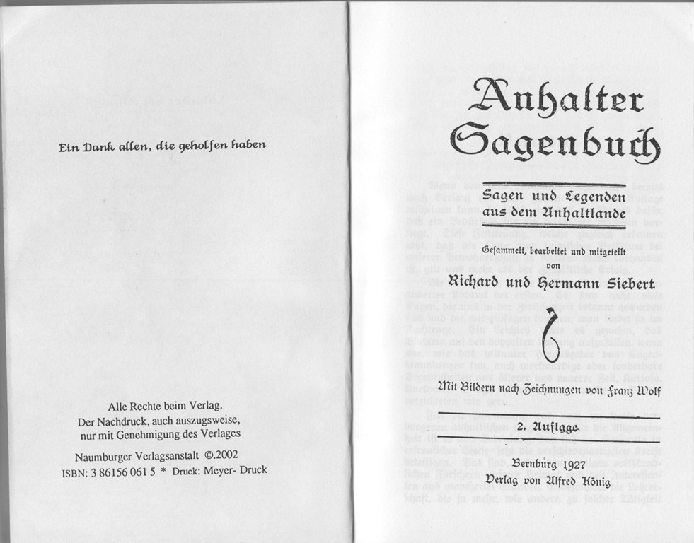Anhalter Sagenbuch (Museum Schloss Bernburg CC BY-NC-SA)