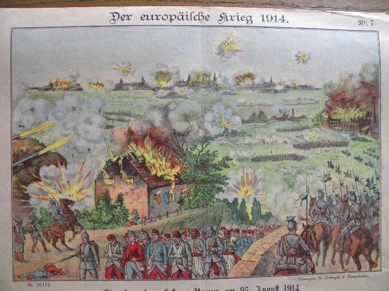 Der europäische Krieg 1914, Einnahme der Festung ..., Bogen No. 10151 (Schloß Wernigerode GmbH RR-F)