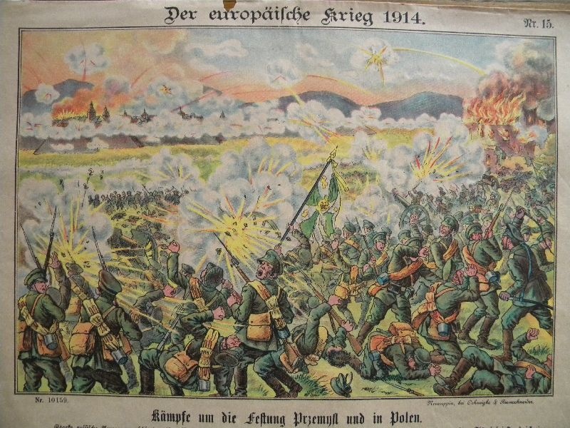 Der europäische Krieg 1914, Kämpfe um die ..., Bogen No. 10159 (Schloß Wernigerode GmbH RR-F)