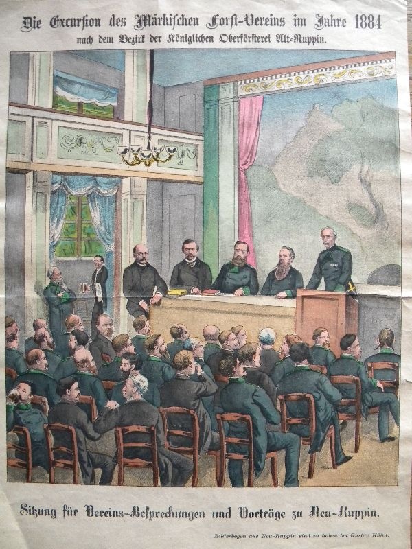 Die Exkursion des Märkischen Forst-Vereins im Jahre 1884 nach ... (Schloß Wernigerode GmbH RR-F)