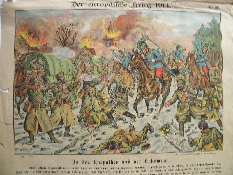 Der europäische Krieg 1914, In den Karpathen ..., Bogen No. 10164 (Schloß Wernigerode GmbH RR-F)