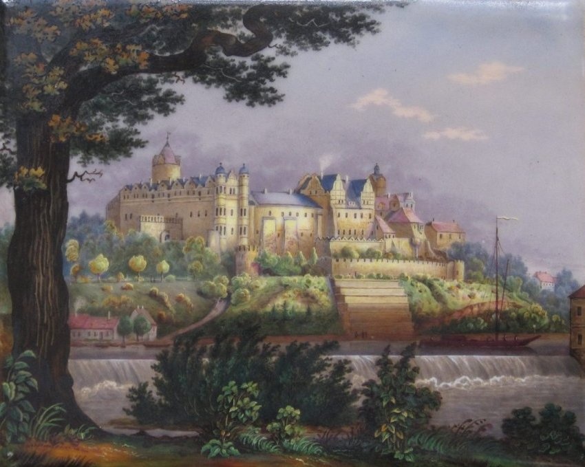 Bildplatte Schloss Bernburg (Museum Schloss Bernburg CC BY-NC-SA)