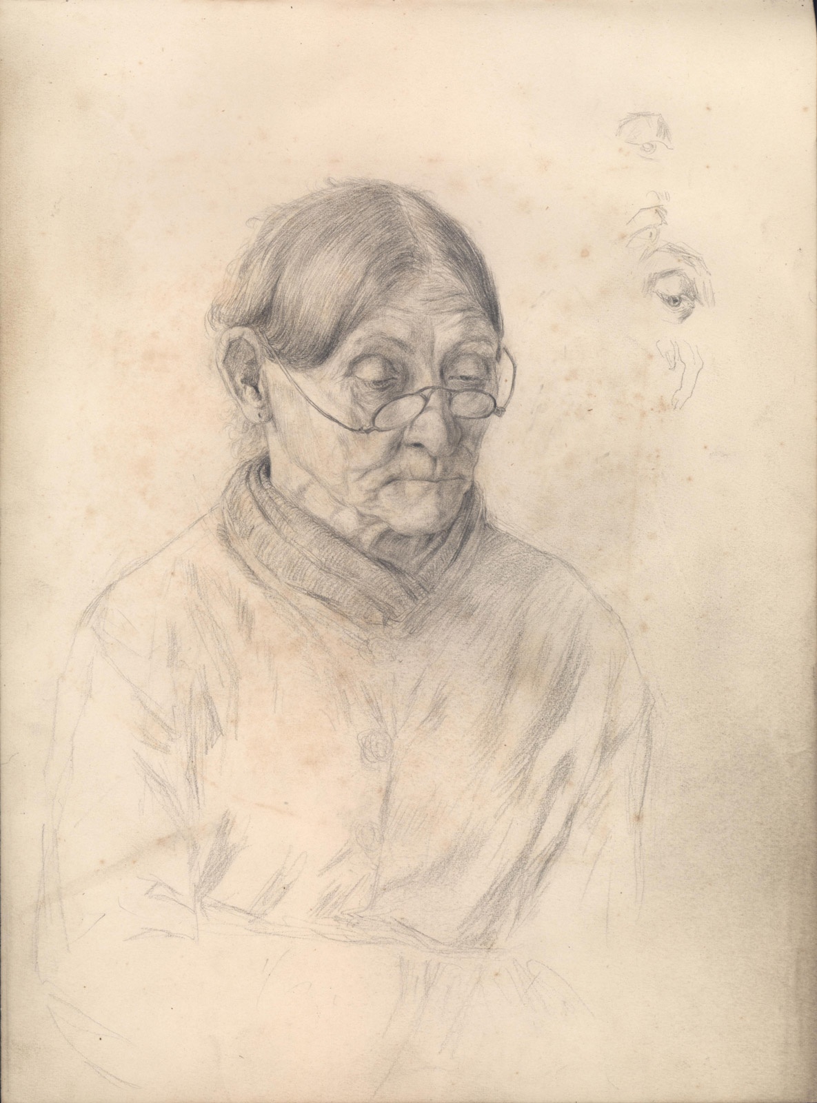 Frau mit Brille (Harzmuseum Wernigerode CC BY-NC-SA)